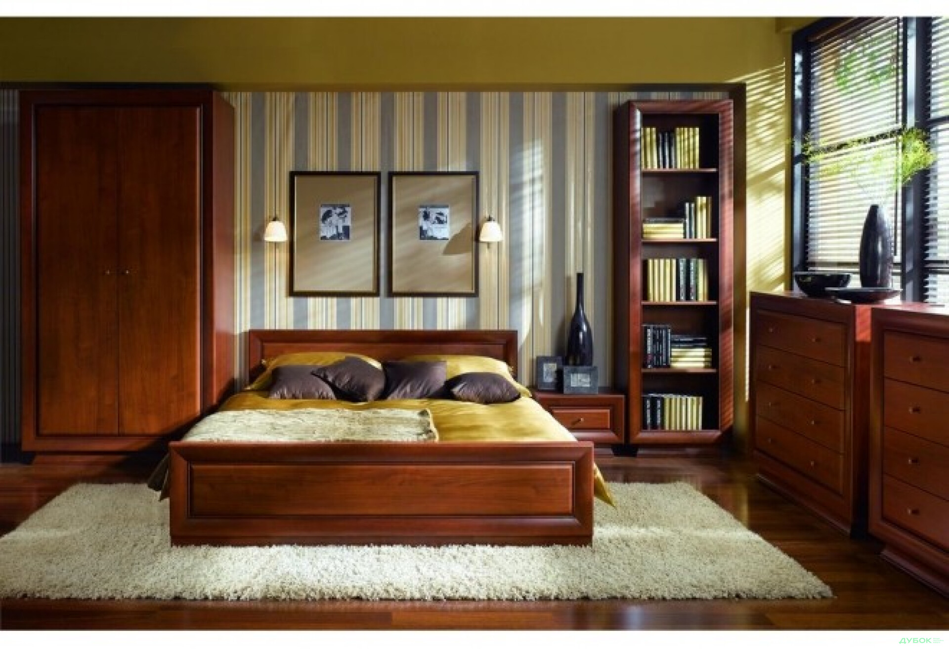 Фото 1 - Спальня Ларго Класік / Largo Classic Спальня 2Д ВМК