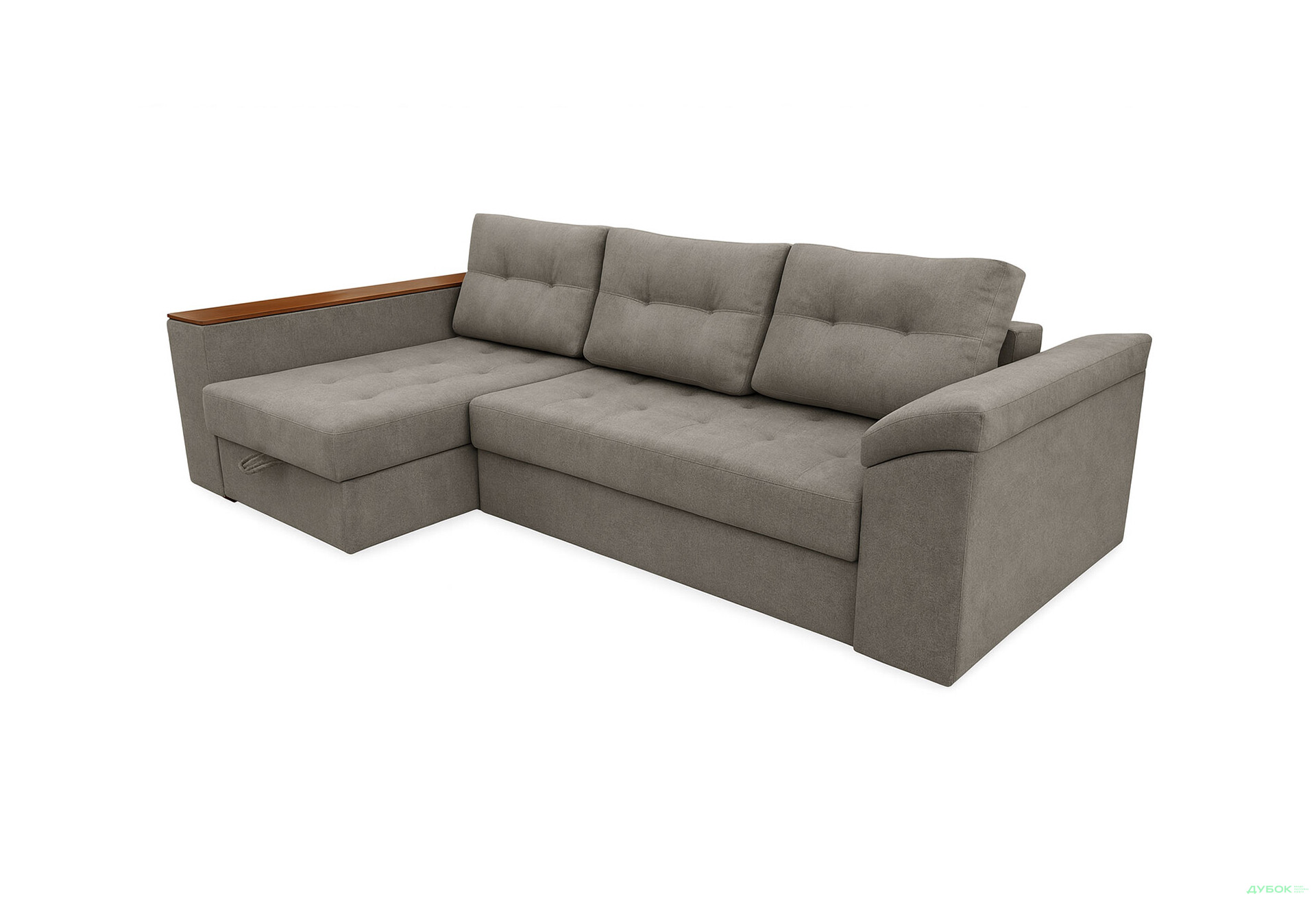 Изображение 1 - Мягкий уголок Вика Техас 255x140 см серый (Балатон 94)