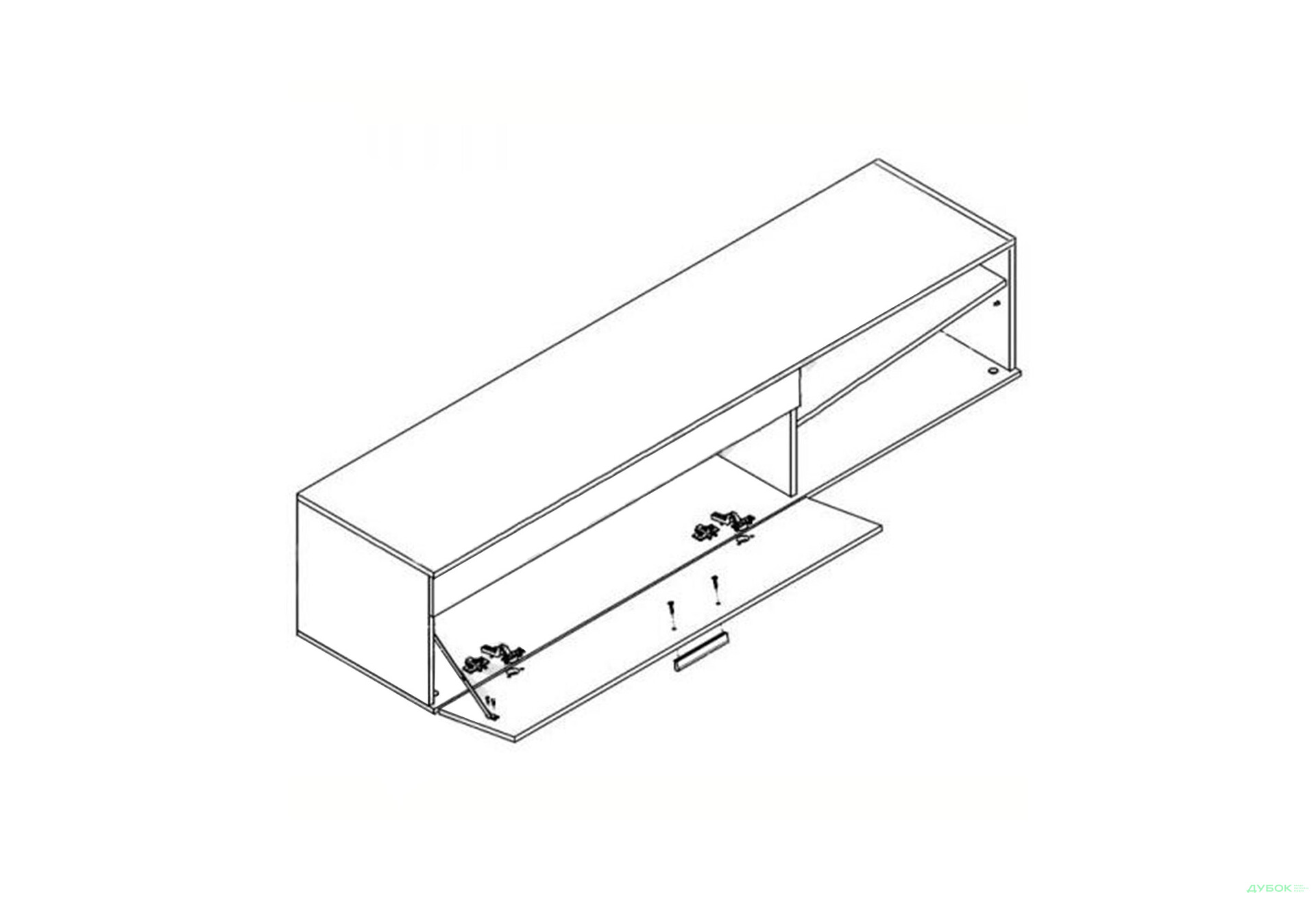 Комплект стінка з комодом Гербор Міні Барато 190 см - Зображення 4 Зображення 4 - Комплект стінка з комодом Гербор Міні Барато 190 см