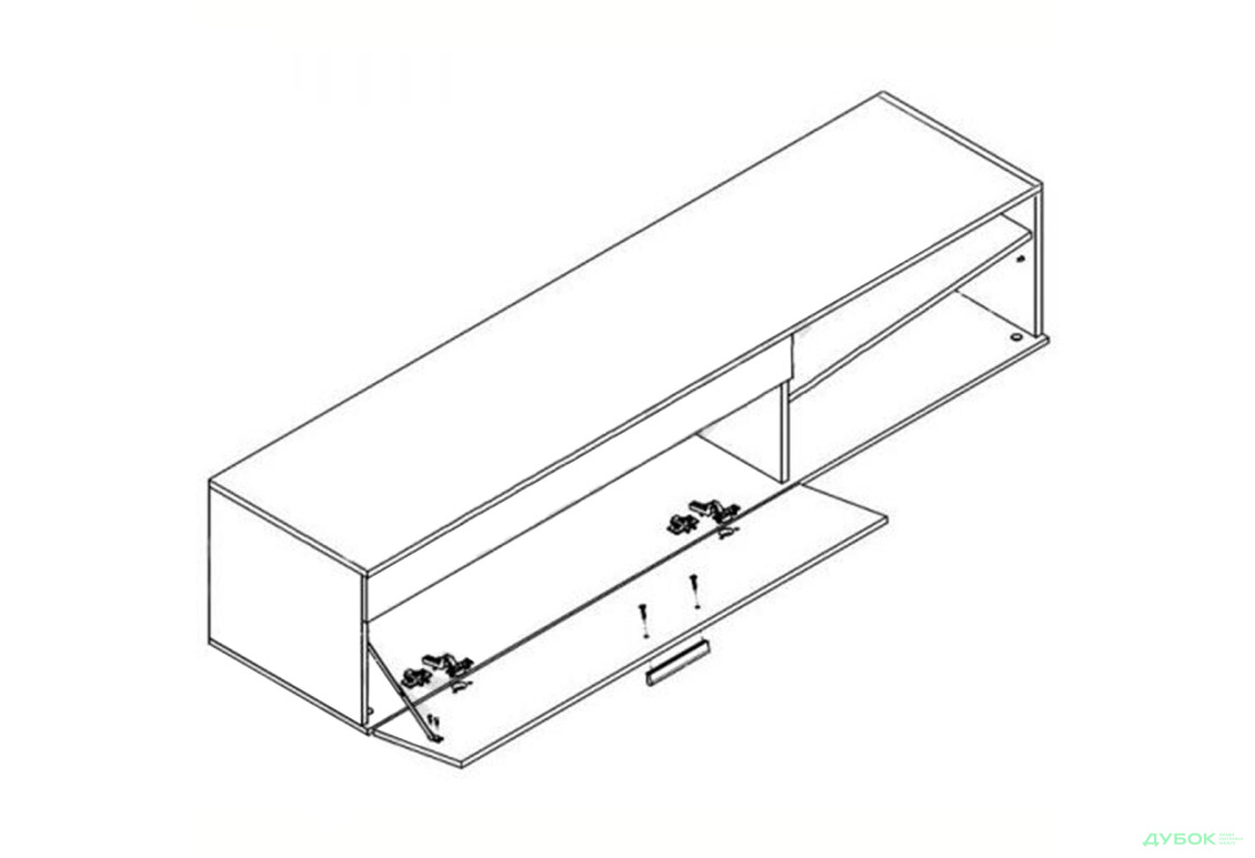 Комплект стінка з комодом Гербор Міні Барато 190 см - Зображення 4 Зображення 4 - Комплект стінка з комодом Гербор Міні Барато 190 см