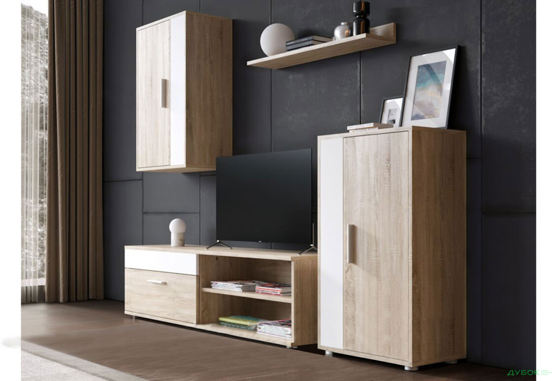 Комплект стінка з комодом Гербор Міні Барато 190 см - Зображення 2 Зображення 2 - Комплект стінка з комодом Гербор Міні Барато 190 см