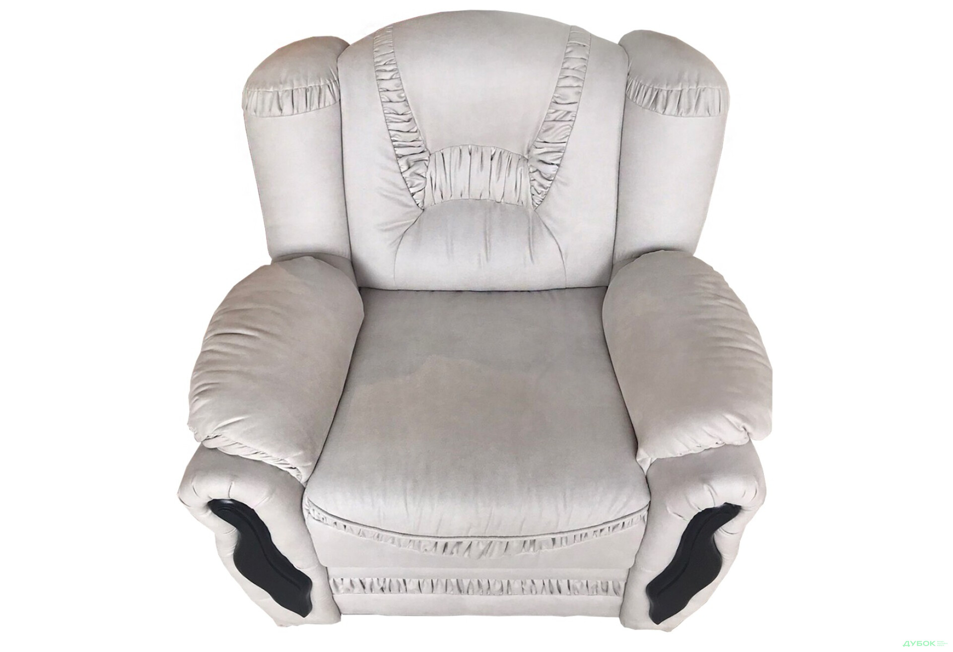Фото 2 - SALE Кресло Выставочное (с повреждением), ткань Антарес Marble, вставки BN_247 Васко Виком