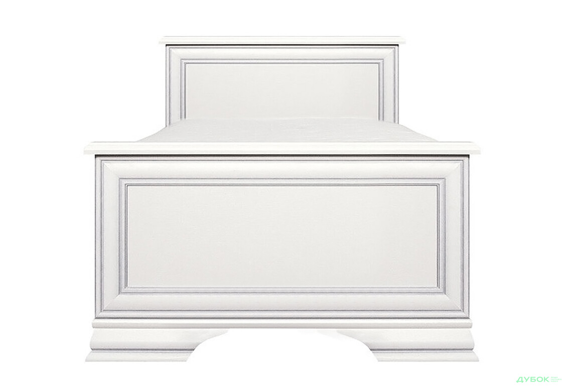 Ліжко ВМК Кентукі (без вкладу) 90х200 см, білий альпійський - Зображення 2 Зображення 2 - Ліжко ВМК Кентукі (без вкладу) 90х200 см, білий альпійський