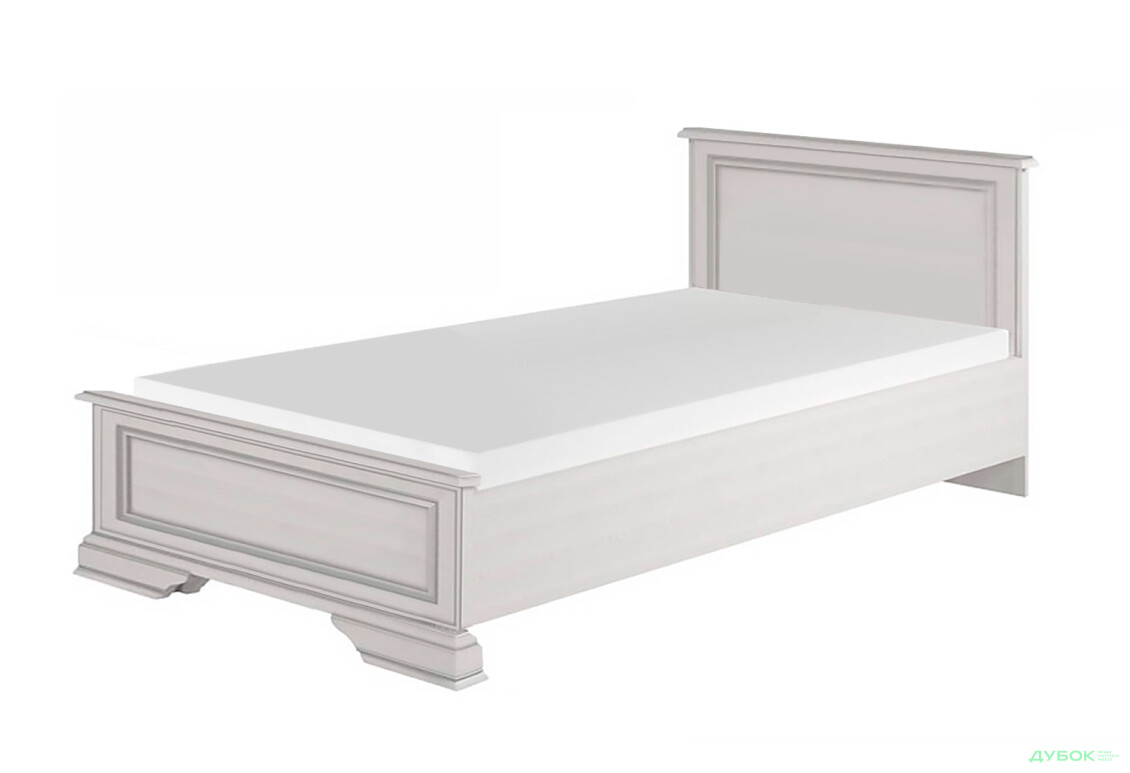Кровать ВМК Кентуки (без вклада) 90х200 см, белый альпийский