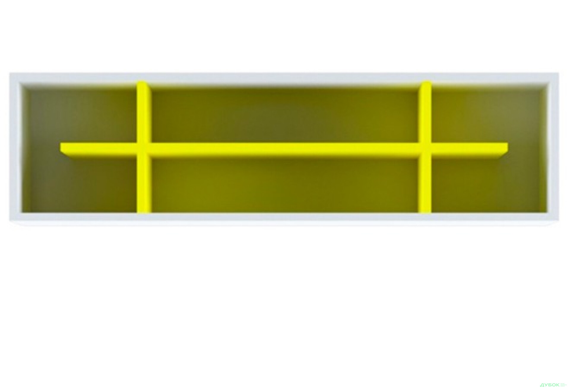 Фото 1 - 001_Полиця POL (німфеа альба / уніколор жовтий) Мобі (кольоровий) Гербор