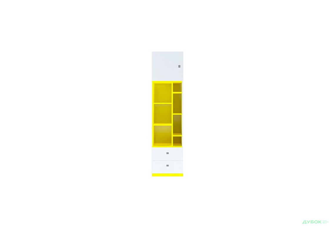 003_Пенал REG1D2SO (нимфеа альба / униколор желтый) Моби (цветной) Gerbor холдинг