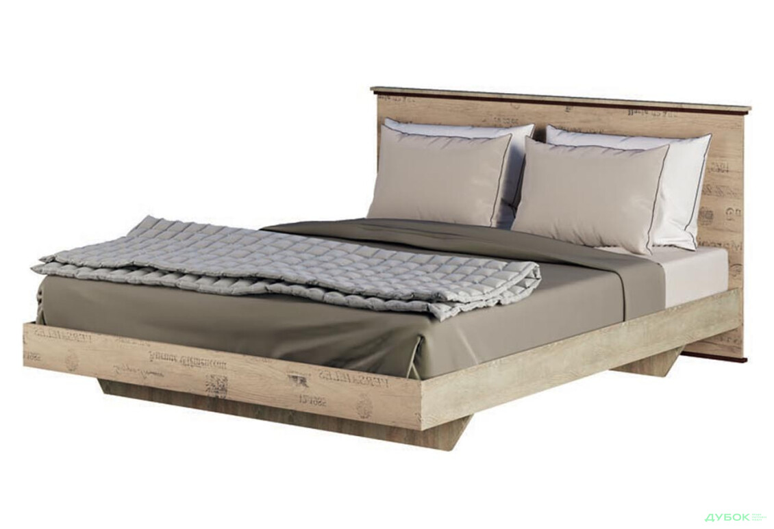 Ліжко Svit Mebliv Палермо (без вклада) 160х200 см, дуб корабельный - Изображение 1 Изображение 1 - Ліжко Svit Mebliv Палермо (без вклада) 160х200 см, дуб корабельный