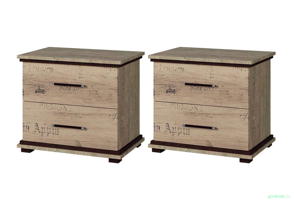 Тумба приліжкова 2шт (комплект) Палермо Світ Меблів