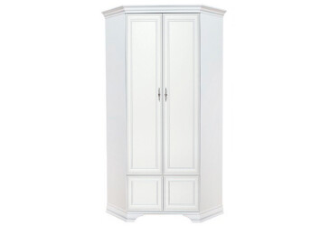 Шкаф угловой ВМК Кентукки 2-дверный 98 см Белый