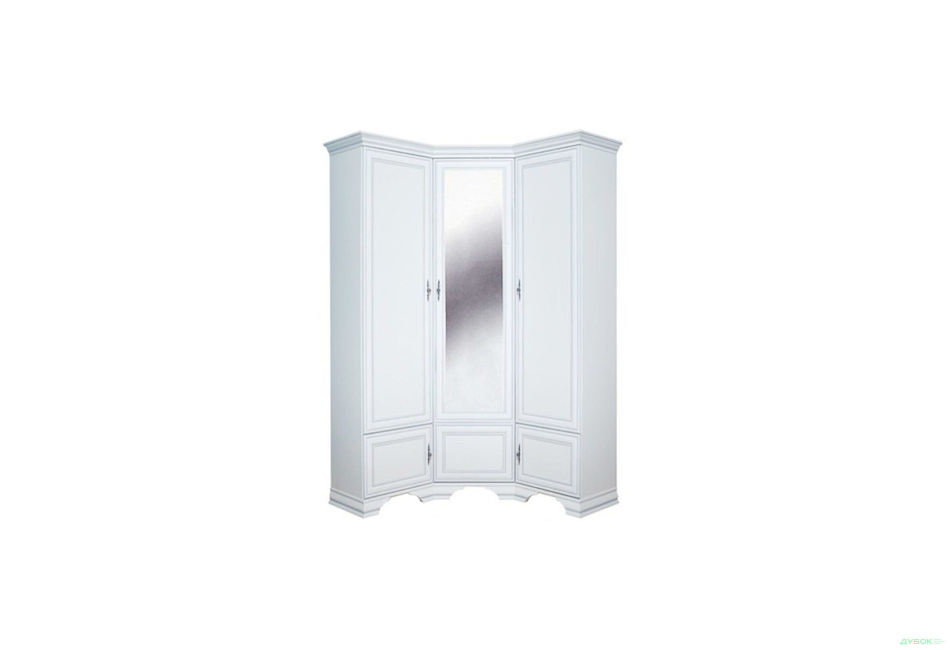 Шафа кутова ВМК Кентукі 5-дверна 137 см Біла - Зображення 1 Зображення 1 - Шафа кутова ВМК Кентукі 5-дверна 137 см Біла