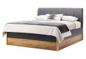 Ліжко MiroMark Рамона (без вкладу) 160х200 см, дуб крафт/лава - Зображення 1 Зображення 1 - Ліжко MiroMark Рамона (без вкладу) 160х200 см, дуб крафт/лава