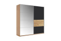 Зображення 1 - Шафа-купе 2.0 Мат Лава/Дуб Крафт/Дзеркало Рамона MiroMark