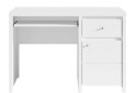 Фото 1 - Стол письменный ВМК Кристина 120x65 см с тумбой, ящиком и полкой, белый