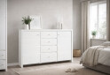 Зображення 2 - Комод ВМК Крістіна 2-дверний з 4 шухлядами143 см Білий