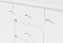 Комод ВМК Кристина 2-дверный с 4 ящиками 143 см Белый - Изображение 4 Изображение 4 - Комод ВМК Кристина 2-дверный с 4 ящиками 143 см Белый