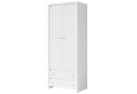 Шафа ВМК Крістіна 2-дверна з 2 шухлядами 90 см Біла - Зображення 1 Зображення 1 - Шафа ВМК Крістіна 2-дверна з 2 шухлядами 90 см Біла