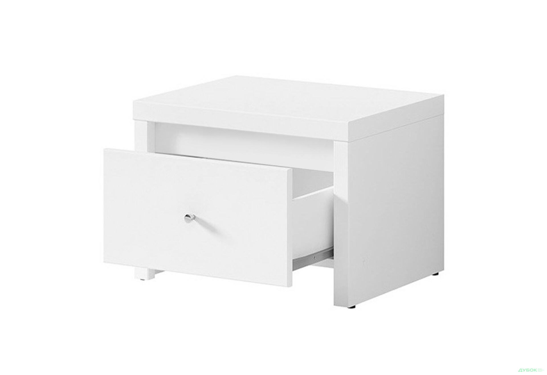 Тумба приліжкова ВМК Крістіна (B) з шухлядою 51 см Біла - Зображення 3 Зображення 3 - Тумба приліжкова ВМК Крістіна (B) з шухлядою 51 см Біла