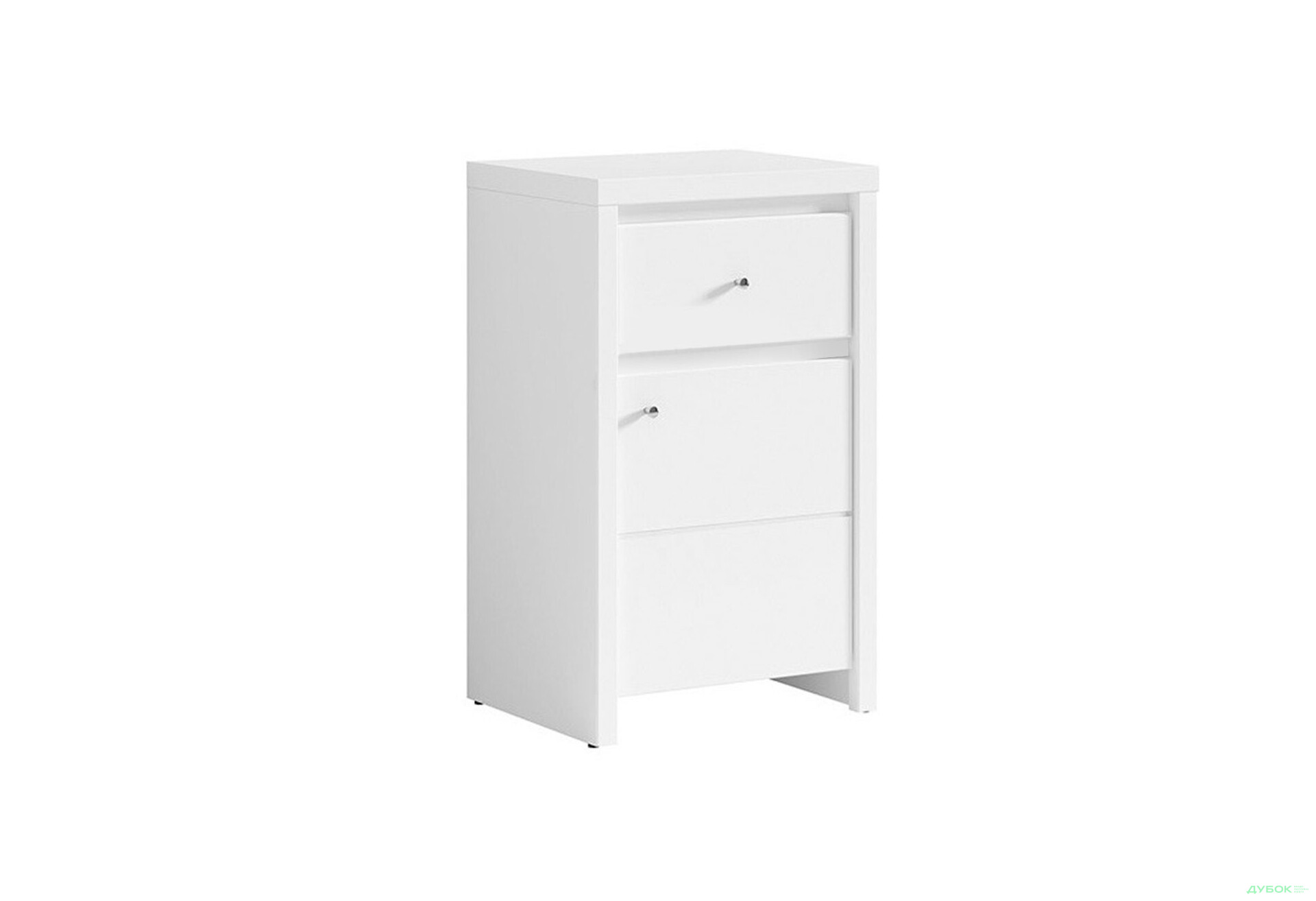 Тумба ВМК Кристина KOM (B) 1-дверна с ящиком 49 см Белая - Изображение 2 Изображение 2 - Тумба ВМК Кристина KOM (B) 1-дверна с ящиком 49 см Белая