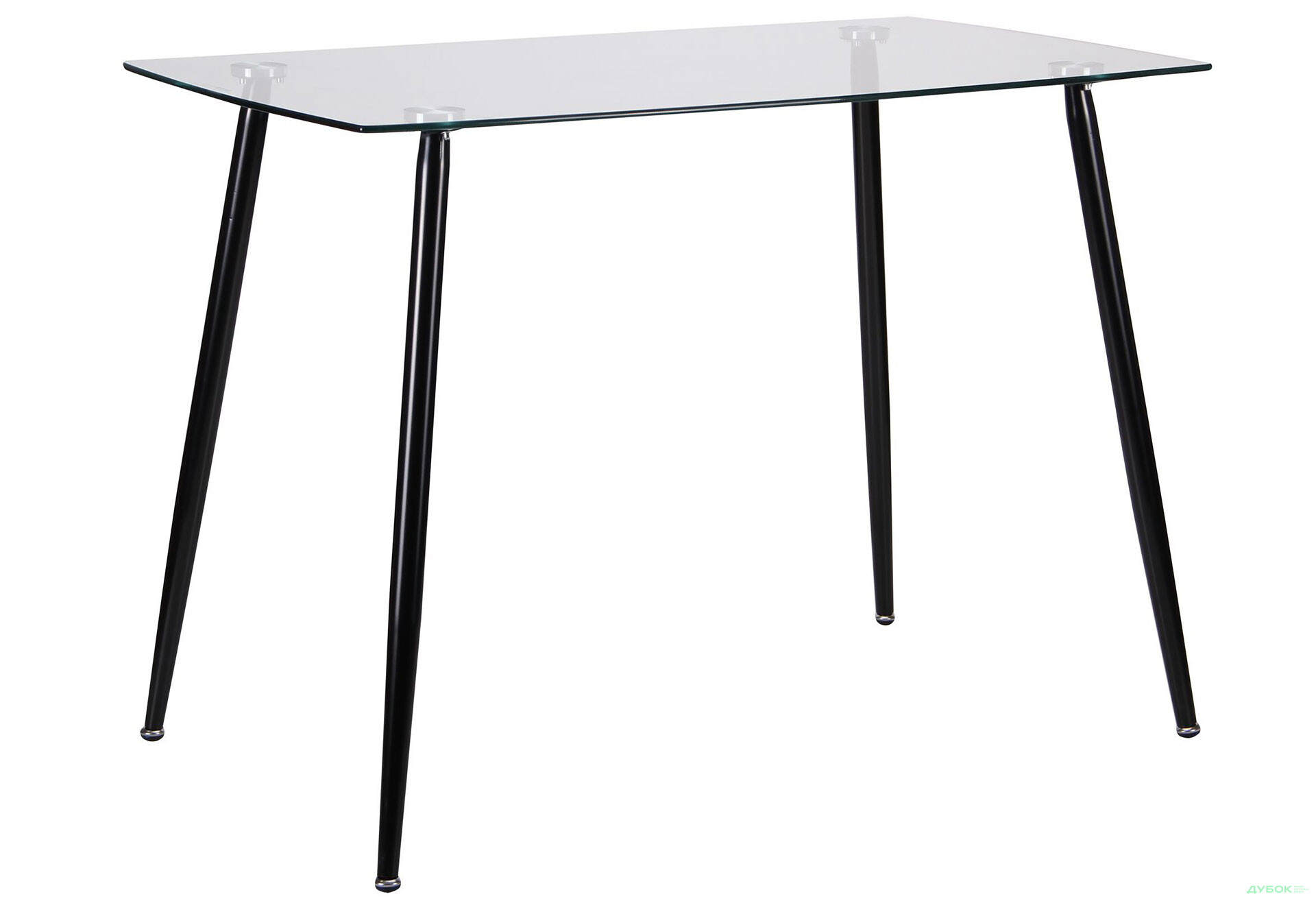 Изображение 3 - Стол обеденный Умберто черный/стекло прозрачное АМФ