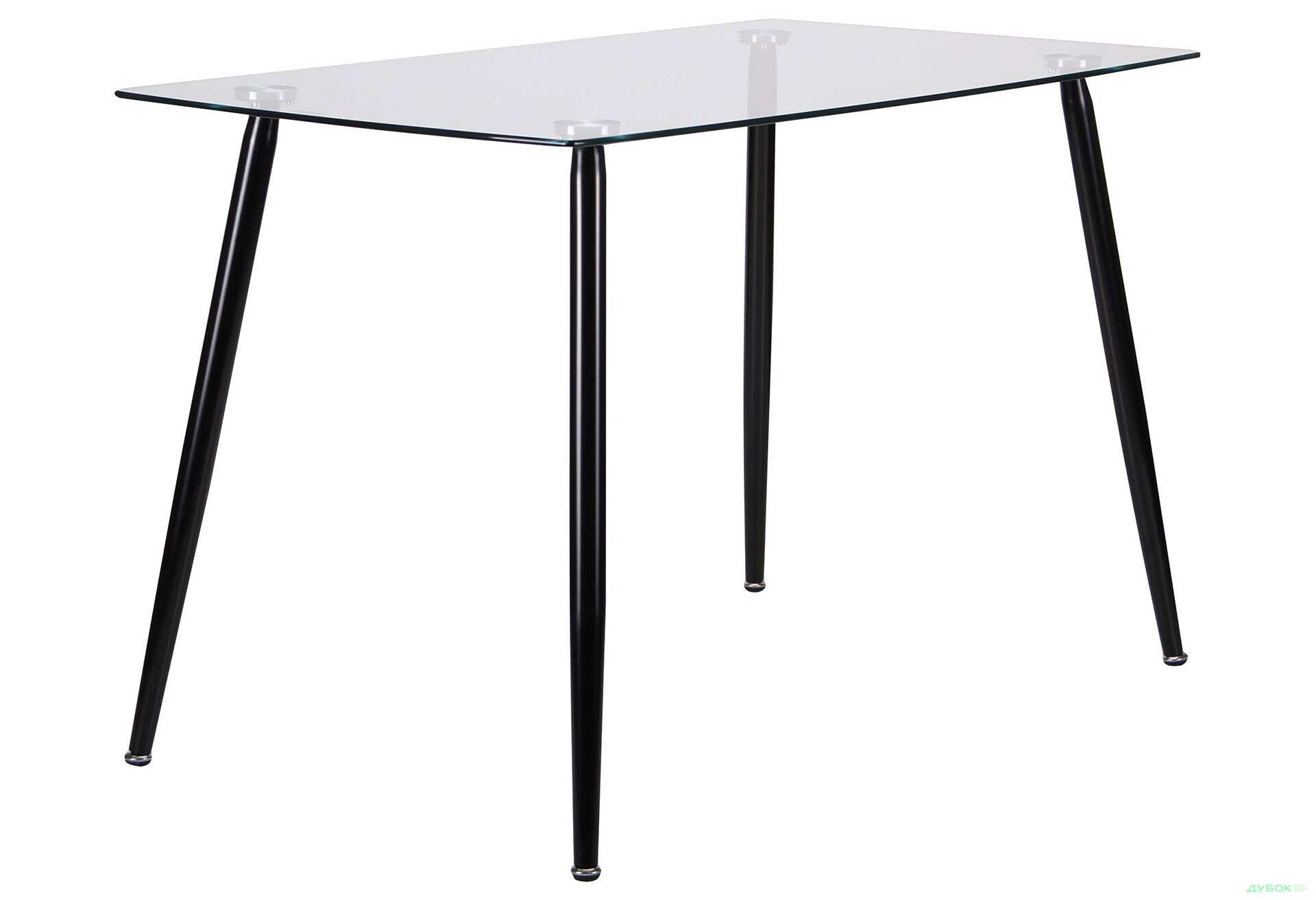 Изображение 4 - Стол обеденный Умберто черный/стекло прозрачное АМФ