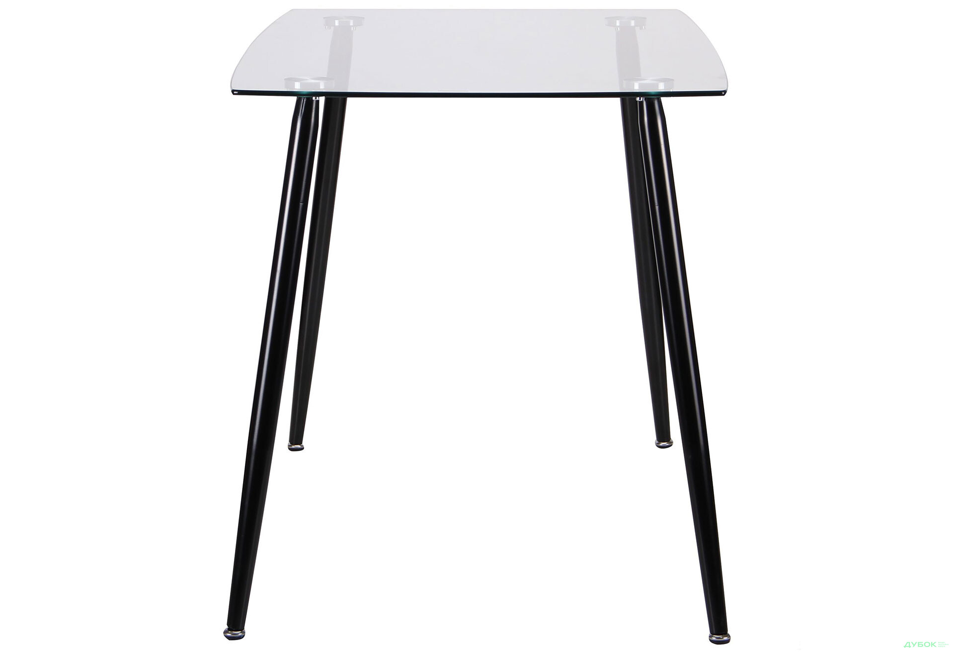 Изображение 5 - Стол обеденный Умберто черный/стекло прозрачное АМФ