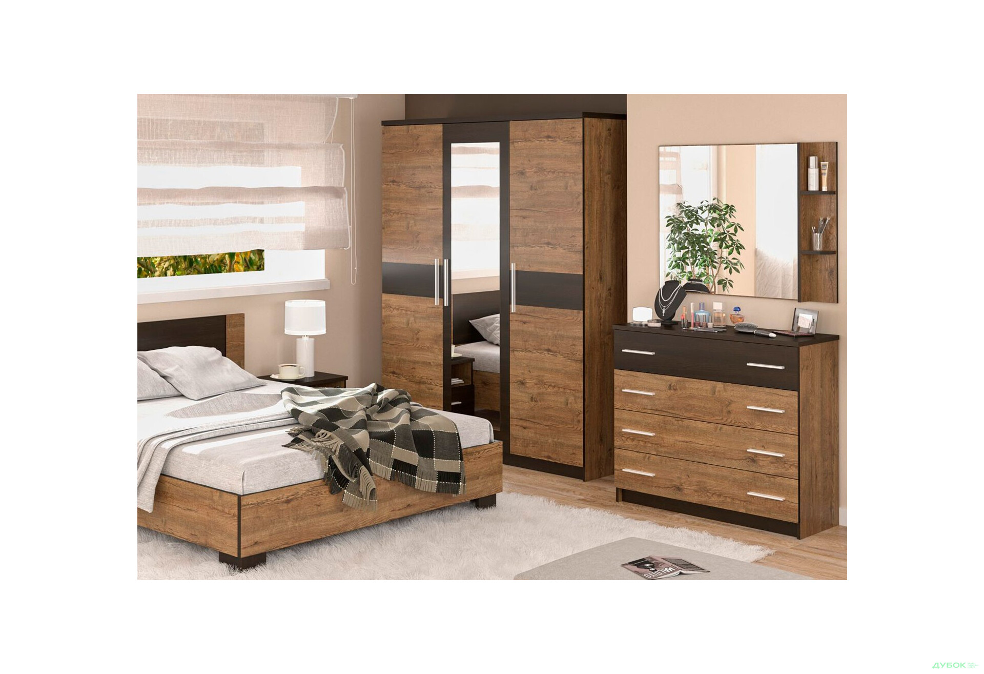 Модульная спальня Вероника Мебель Сервис - Изображение 2 Изображение 2 - Модульная спальня Вероника Мебель Сервис