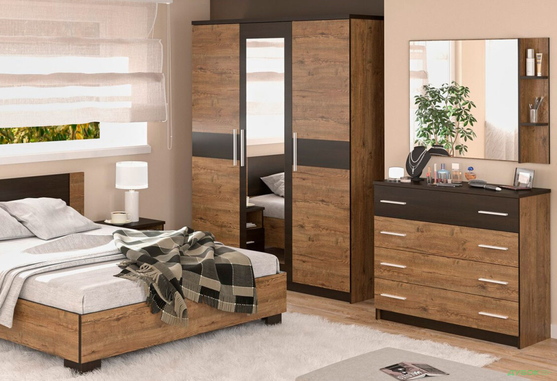 Модульная спальня Вероника Мебель Сервис - Изображение 2 Изображение 2 - Модульная спальня Вероника Мебель Сервис