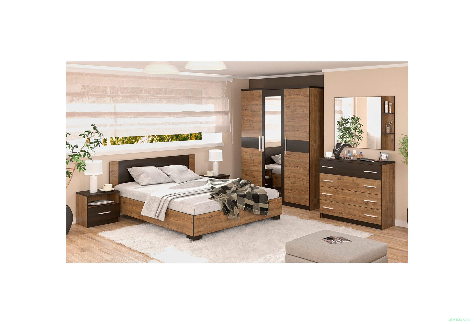 Модульная спальня Вероника Мебель Сервис - Изображение 3 Изображение 3 - Модульная спальня Вероника Мебель Сервис