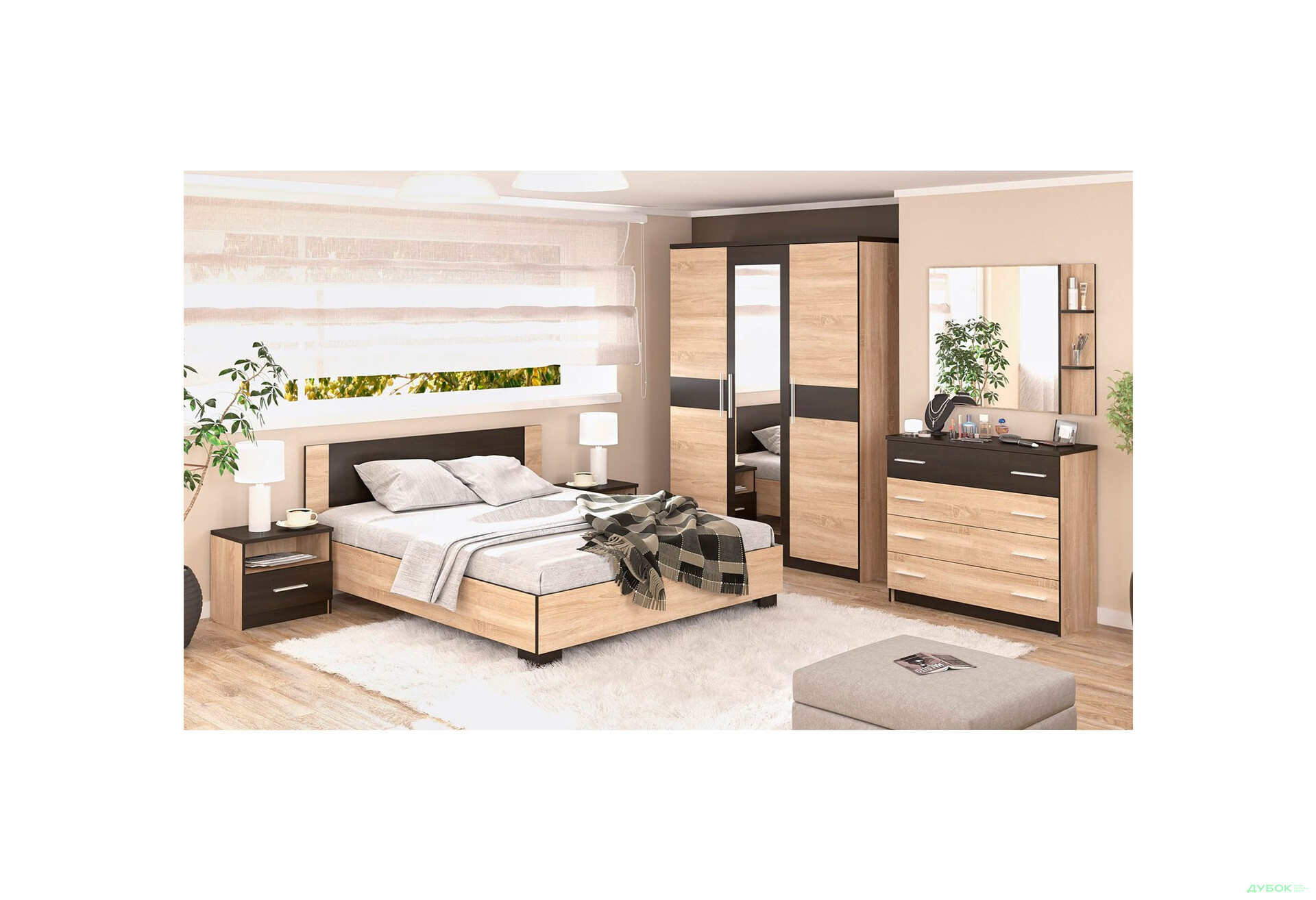 Модульная спальня Вероника Мебель Сервис - Изображение 4 Изображение 4 - Модульная спальня Вероника Мебель Сервис