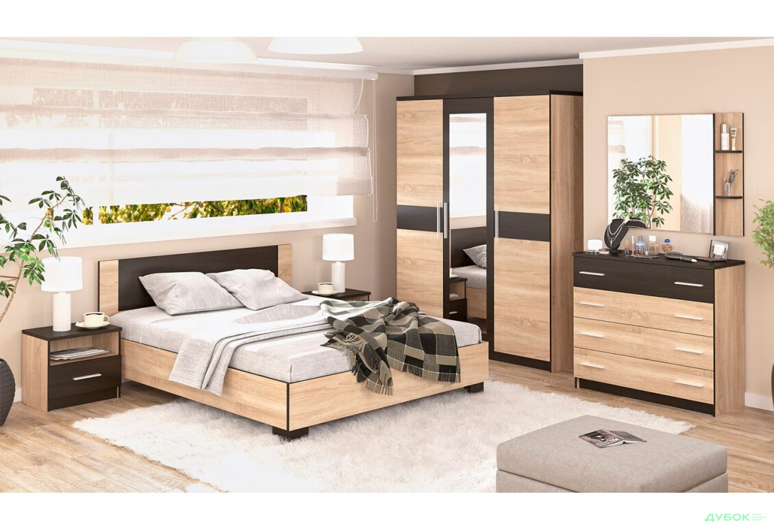 Модульная спальня Вероника Мебель Сервис - Изображение 4 Изображение 4 - Модульная спальня Вероника Мебель Сервис