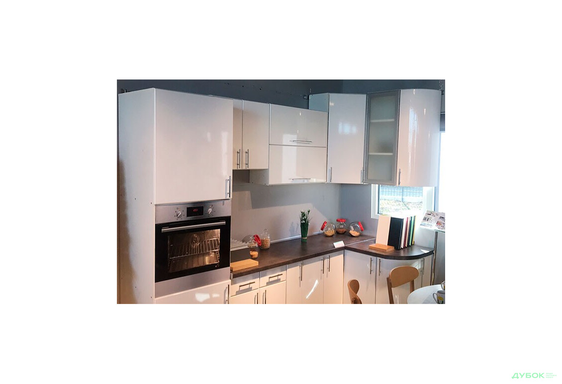 Кухня SALE Кутова кухня Виставкова модель (білий/лайт) VIP-master - Зображення 1 Зображення 1 - Кухня SALE Кутова кухня Виставкова модель (білий/лайт) VIP-master