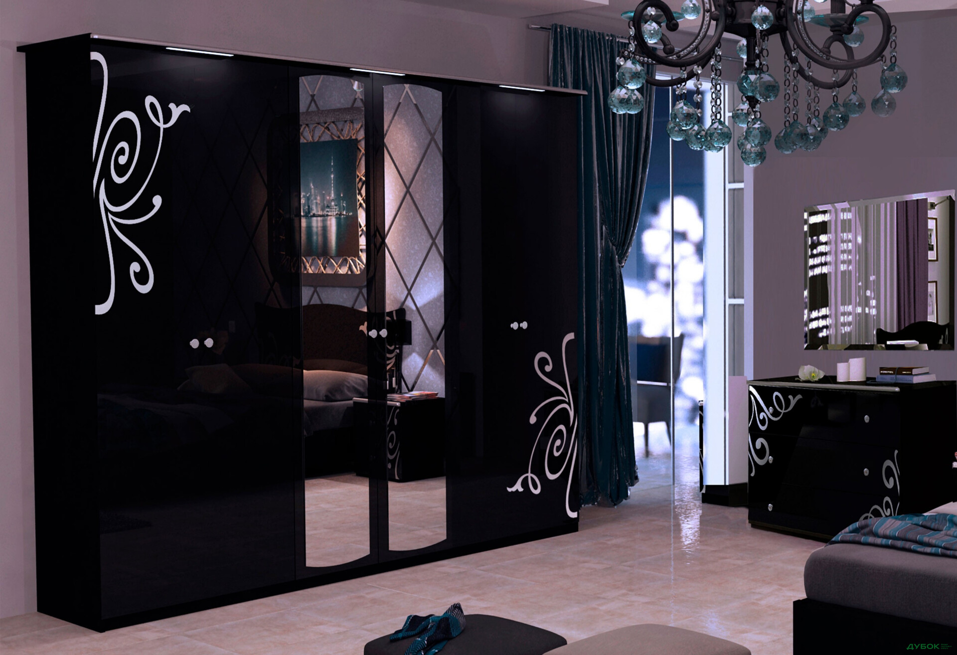 Изображение 6 - Спальня Богема Комплект 6D МироМарк