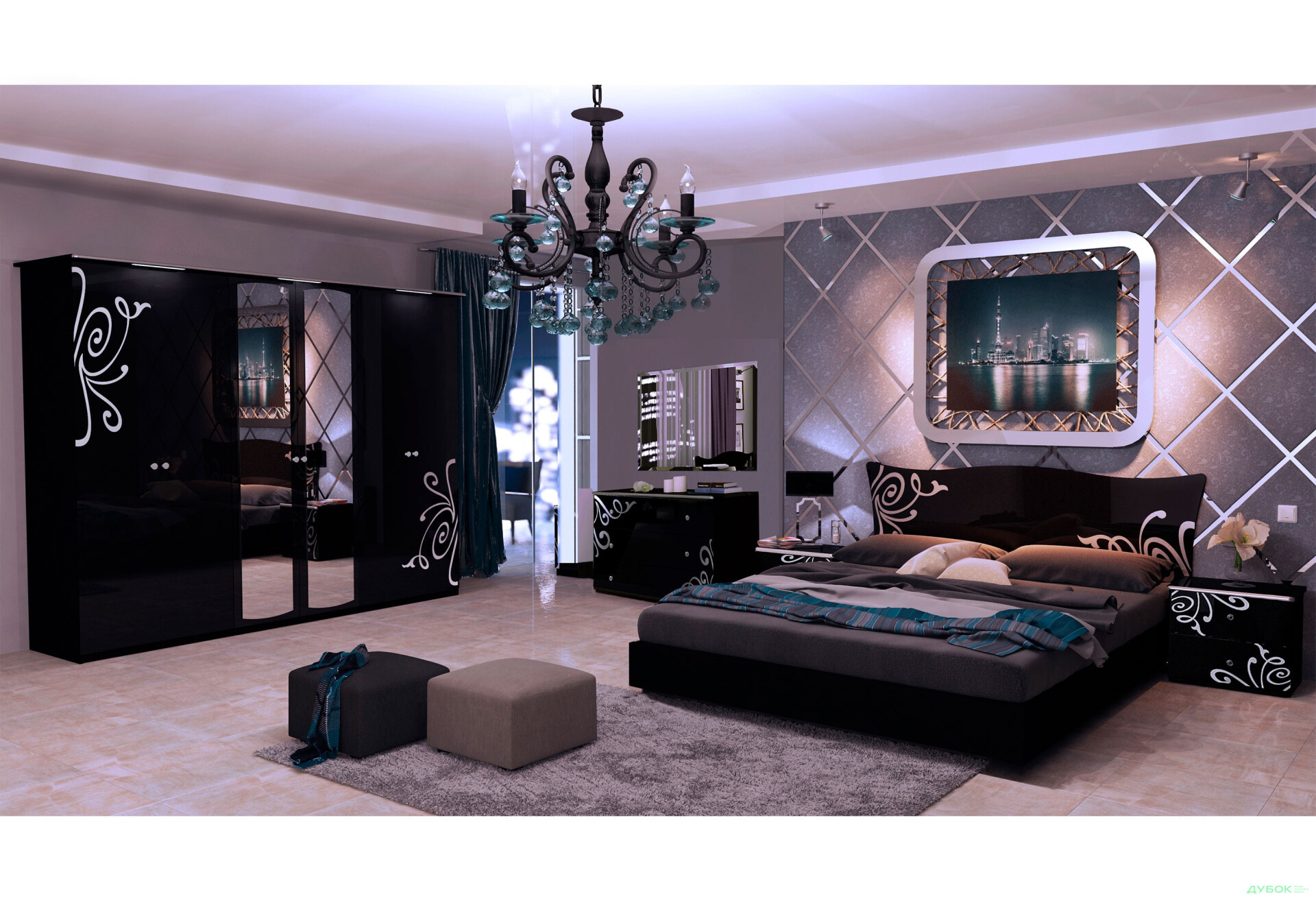 Изображение 1 - Спальня Богема Комплект 6D МироМарк