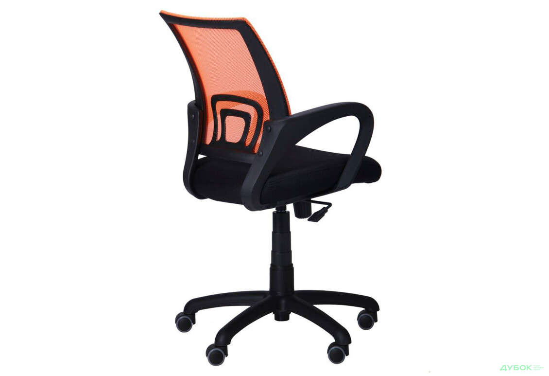 Фото 2 - Кресло Веб Tilt, сиденье сетка чёрная/спинка сетка оранжевая, арт.117026 АМФ