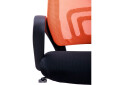 Фото 4 - Крісло Веб Tilt, сидіння сітка чорна/спинка сітка помаранчева, арт.117026 AMF