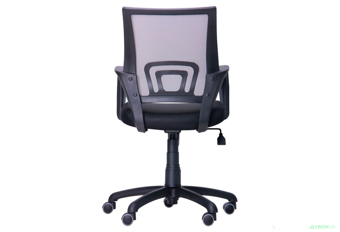 Фото 5 - Кресло Веб Tilt, сиденье сетка чёрная/спинка сетка серая АМФ