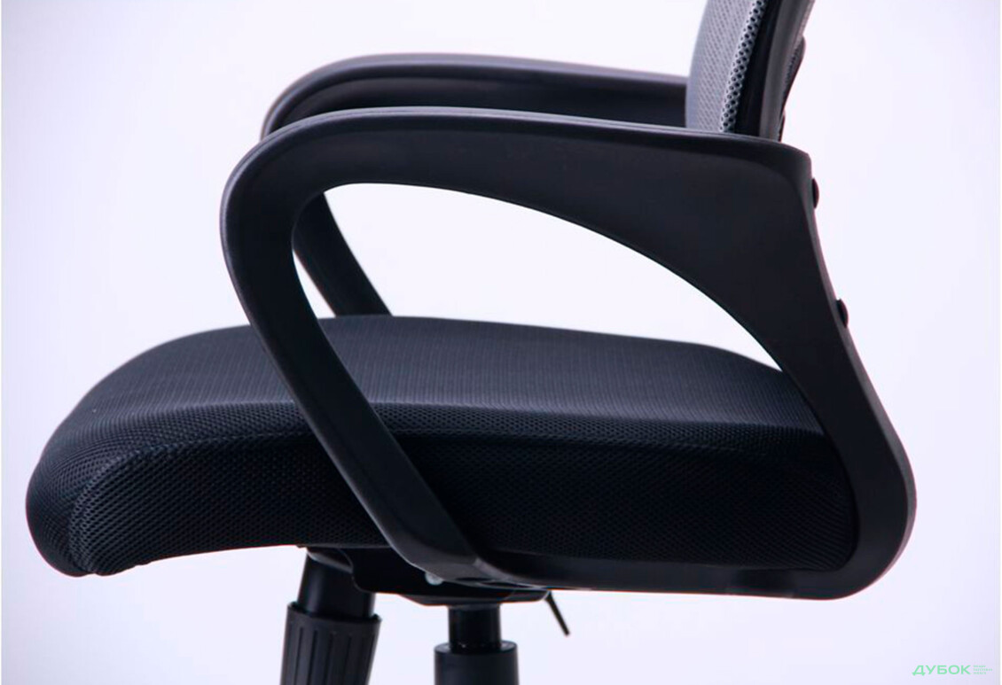 Фото 8 - Кресло Веб Tilt, сиденье сетка чёрная/спинка сетка серая АМФ