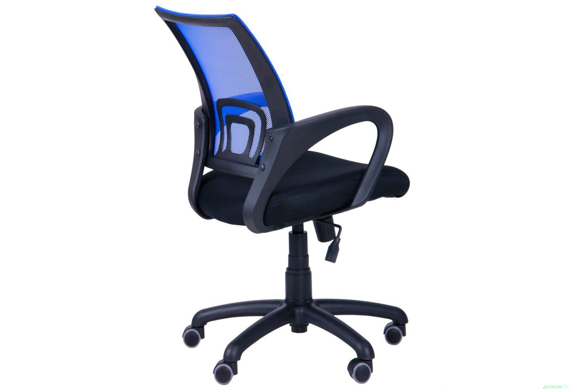 Фото 4 - Кресло Веб Tilt, сиденье сетка чёрная/спинка сетка синяя АМФ