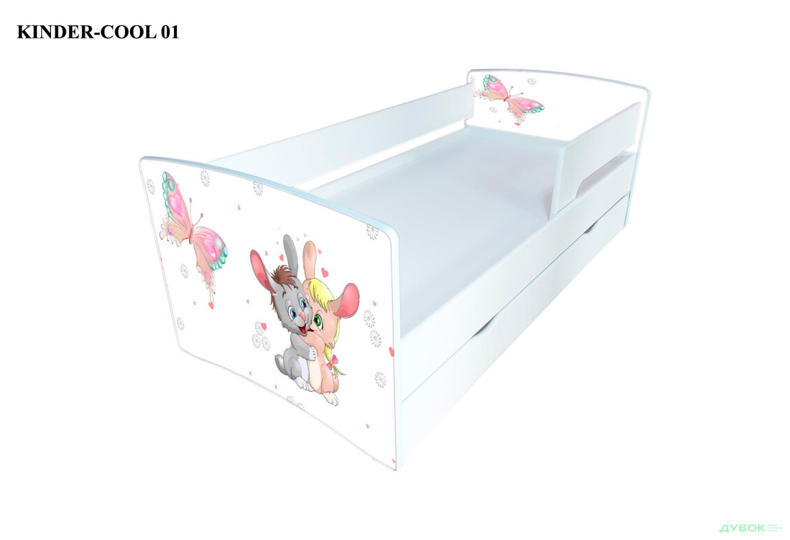 Зображення 2 - Серія Kinder-cool New / Кіндер-кул Нью (сп.м.80х170) + ящик та бортик Viorina-Deko