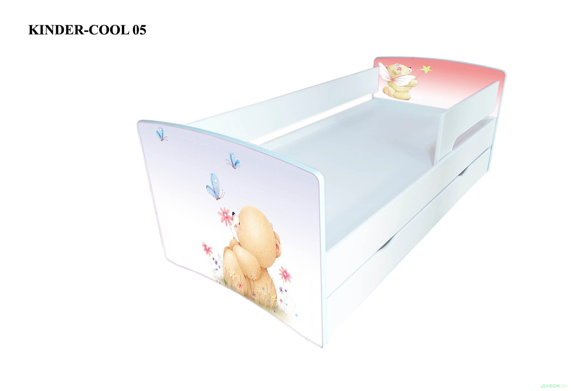 Зображення 6 - Серія Kinder-cool New / Кіндер-кул Нью (сп.м.80х170) + ящик та бортик Viorina-Deko