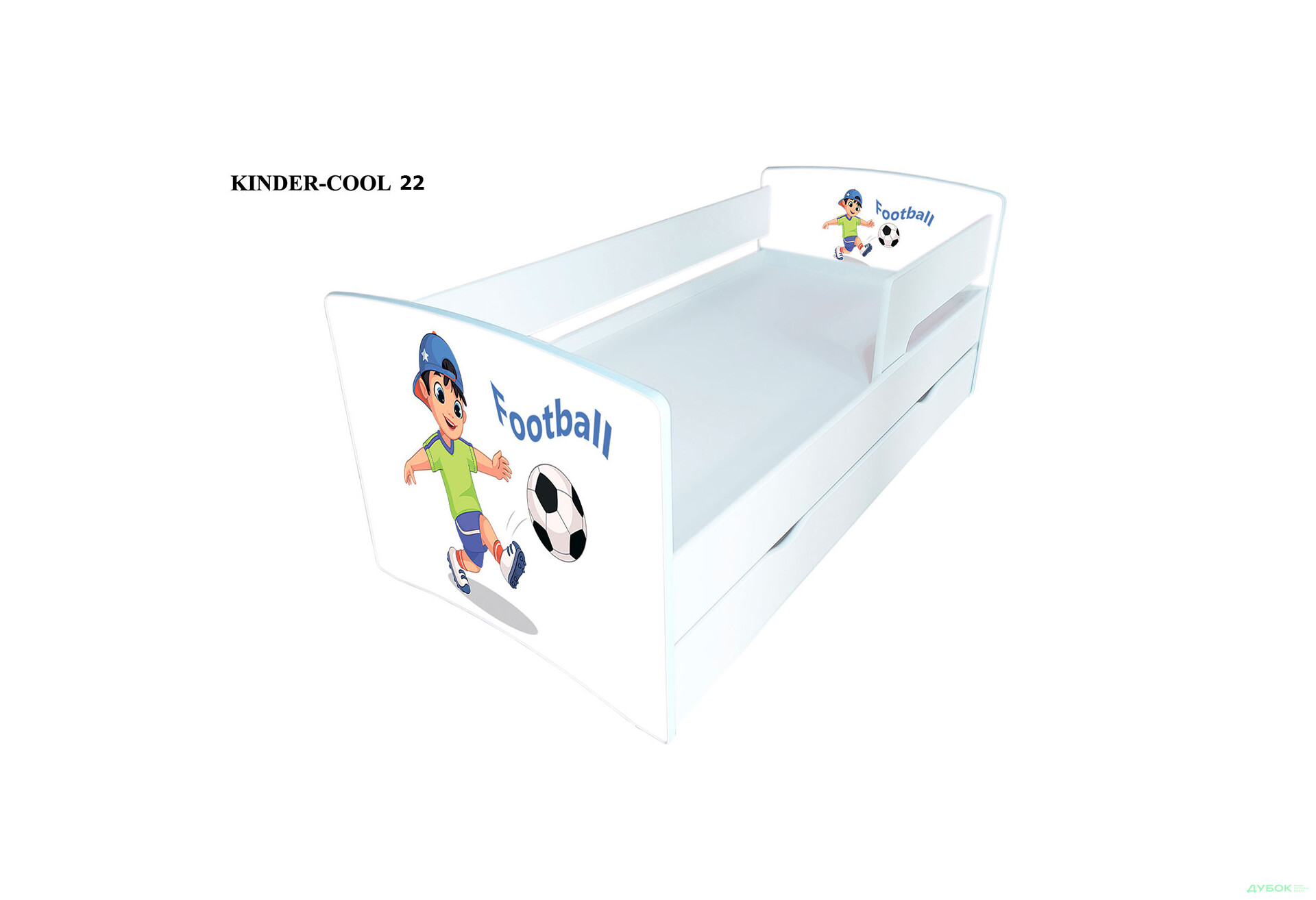 Зображення 22 - Серія Kinder-cool New / Кіндер-кул Нью (сп.м.80х170) + ящик та бортик Viorina-Deko