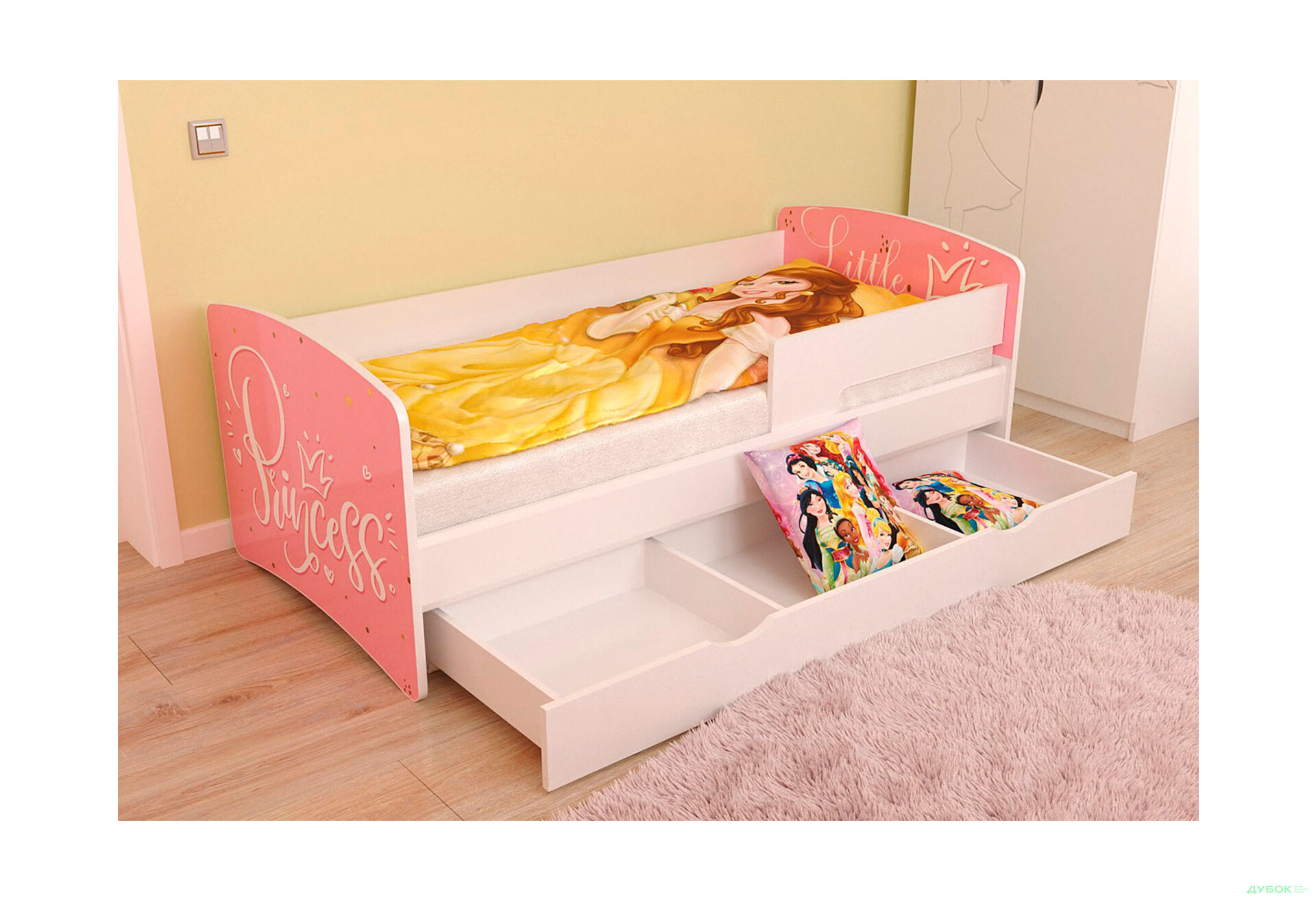 Зображення 26 - Серія Kinder-cool New / Кіндер-кул Нью (сп.м.80х170) без ящика + бортик Viorina-Deko