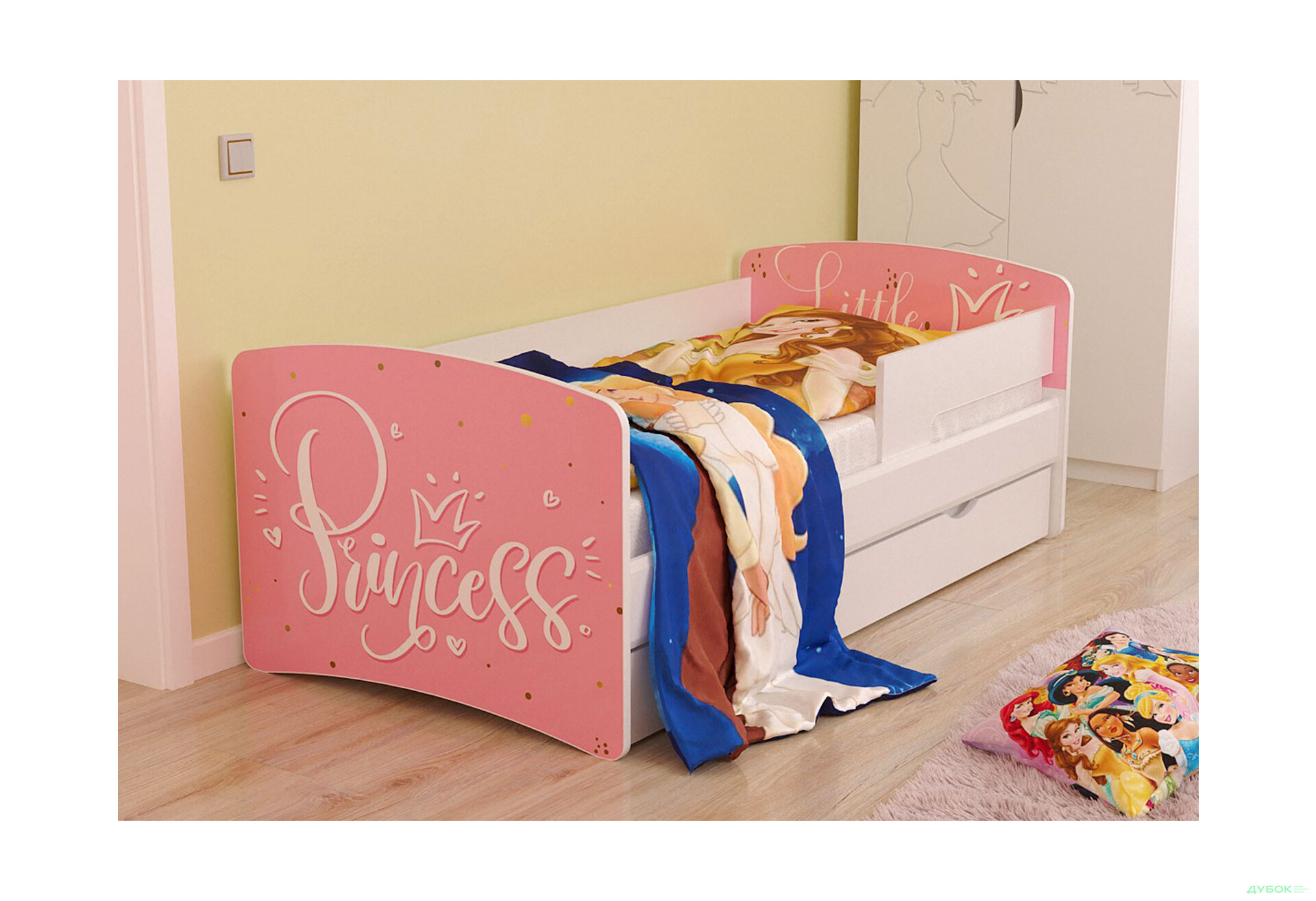 Зображення 27 - Серія Kinder-cool New / Кіндер-кул Нью (сп.м.80х170) без ящика + бортик Viorina-Deko