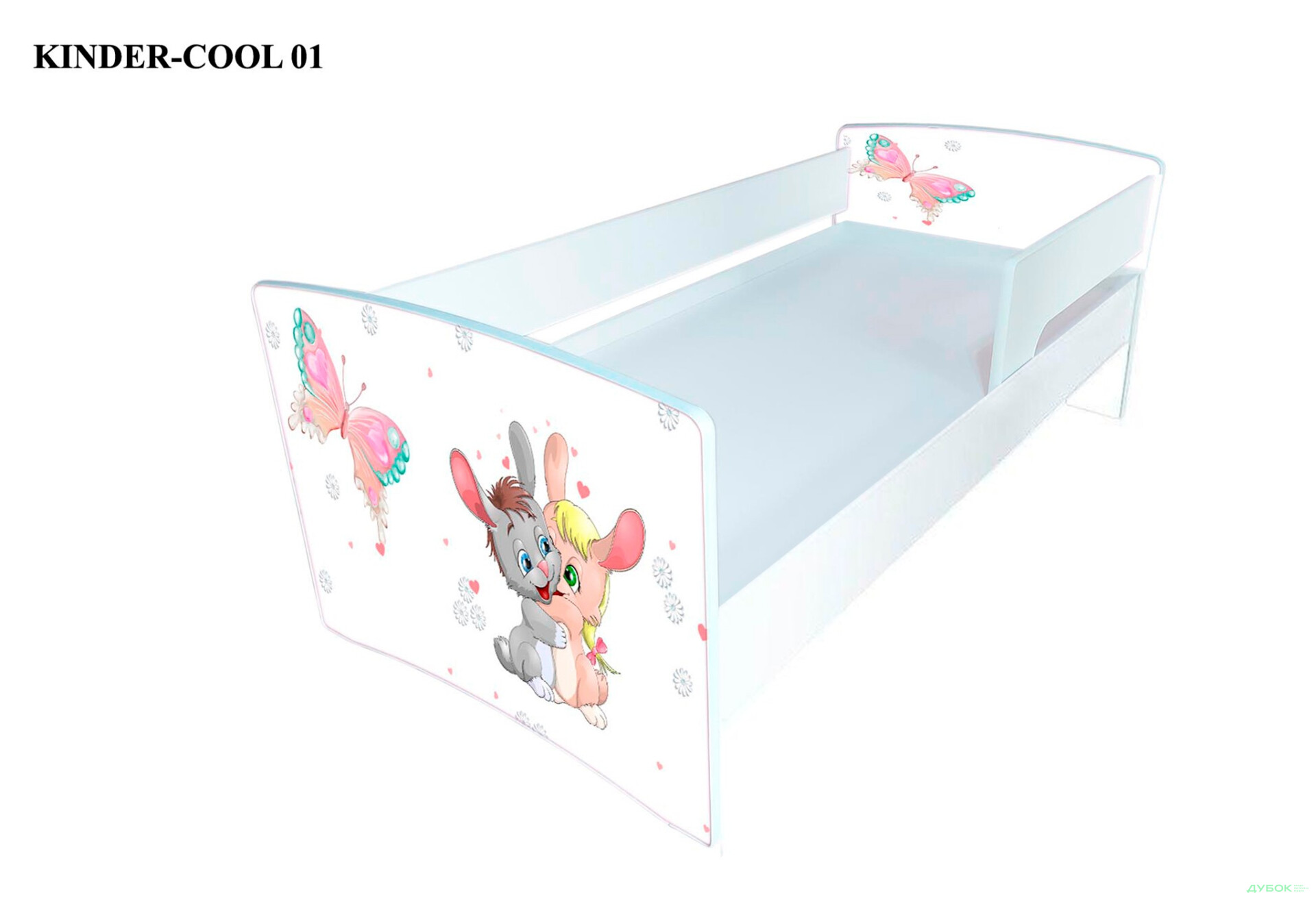 Зображення 10 - Серія Kinder-cool New / Кіндер-кул Нью (сп.м.80х170) без ящика + бортик Viorina-Deko