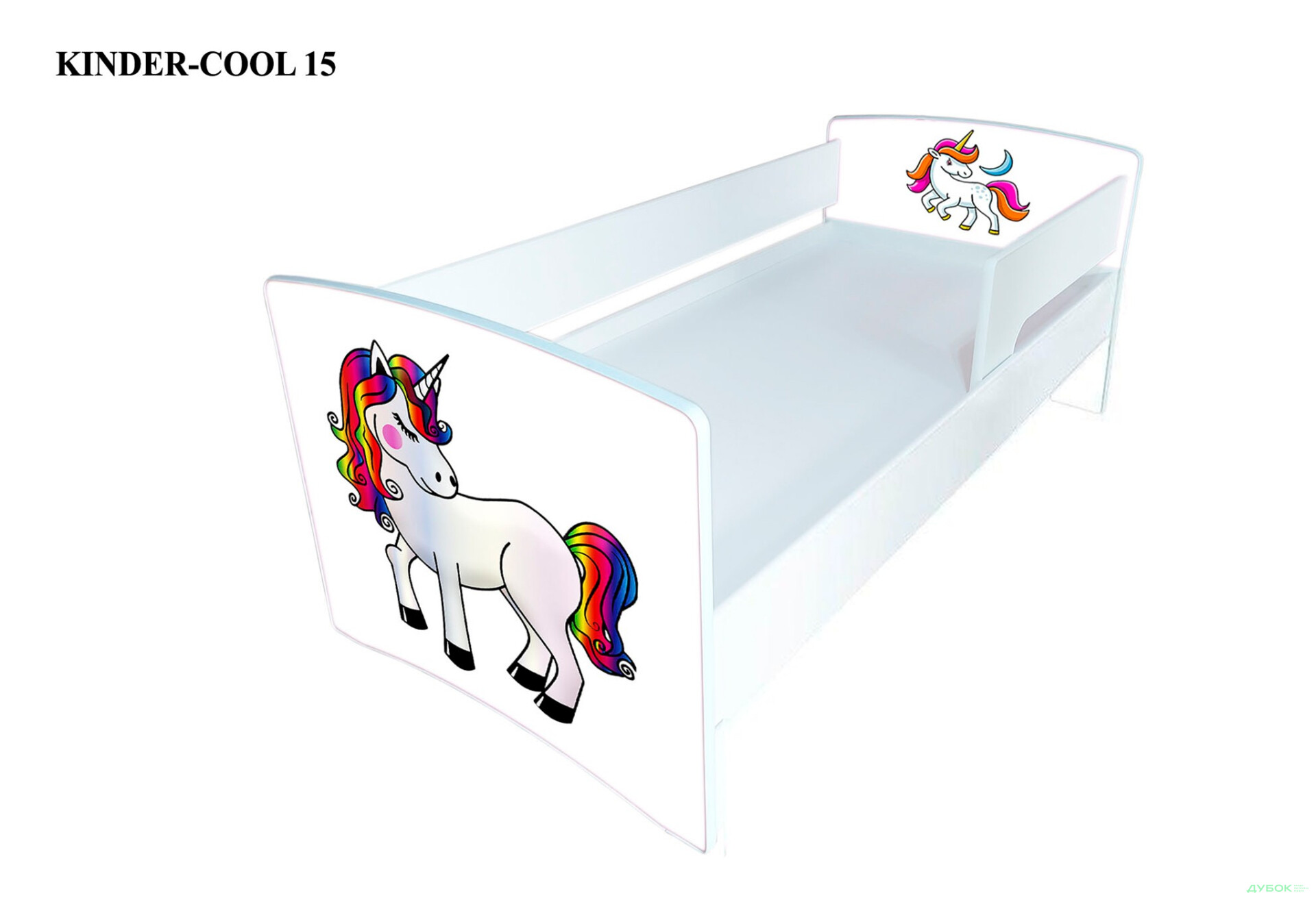 Зображення 15 - Серія Kinder-cool New / Кіндер-кул Нью (сп.м.80х170) без ящика + бортик Viorina-Deko