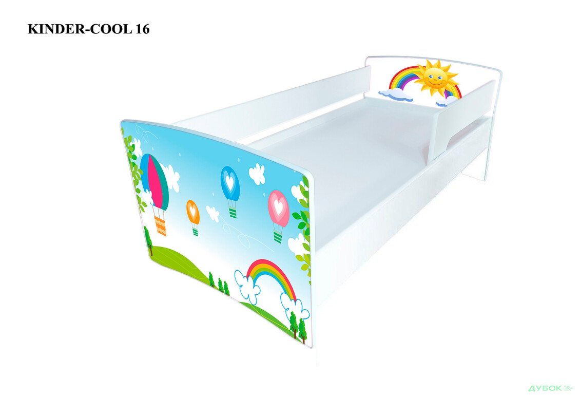 Зображення 16 - Серія Kinder-cool New / Кіндер-кул Нью (сп.м.80х170) без ящика + бортик Viorina-Deko