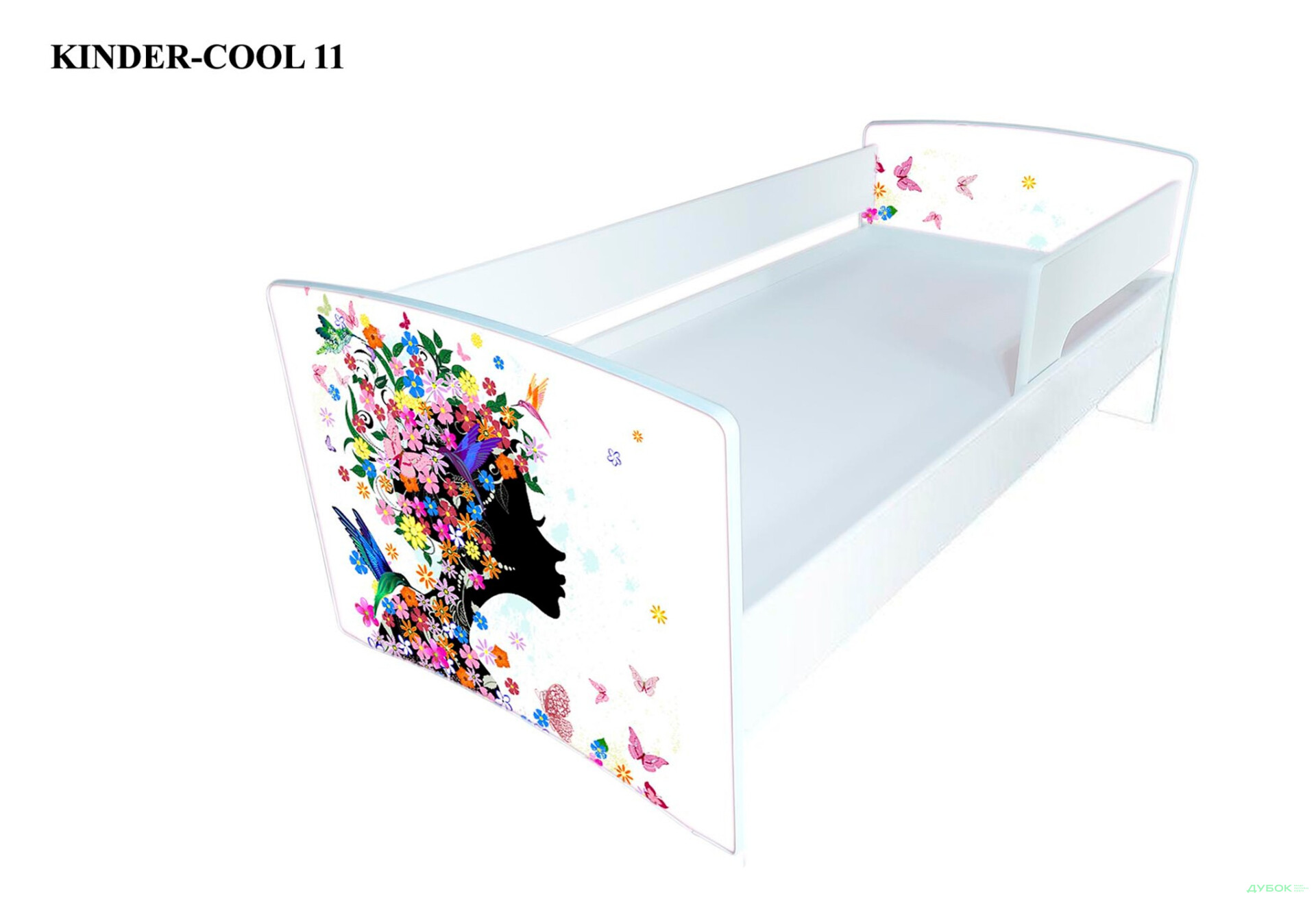 Зображення 21 - Серія Kinder-cool New / Кіндер-кул Нью (сп.м.80х170) без ящика + бортик Viorina-Deko
