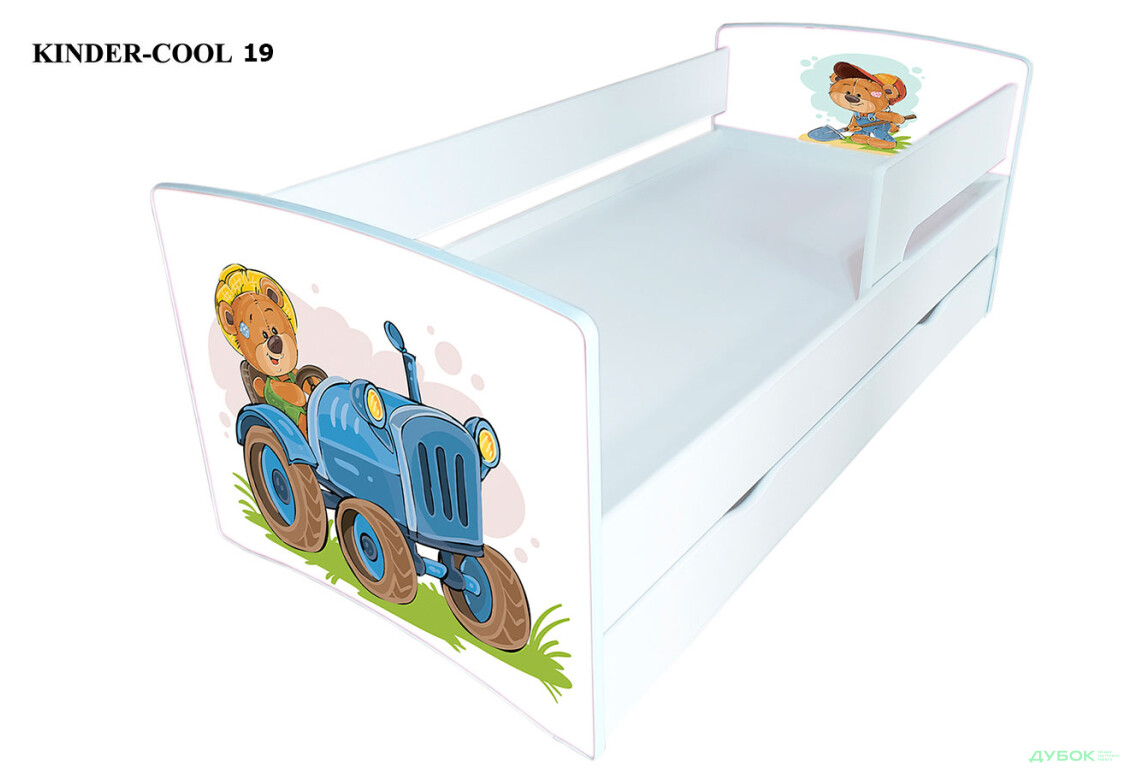 Зображення 6 - Серія Kinder-cool New / Кіндер-кул Нью (сп.м.80х170) без ящика + бортик Viorina-Deko