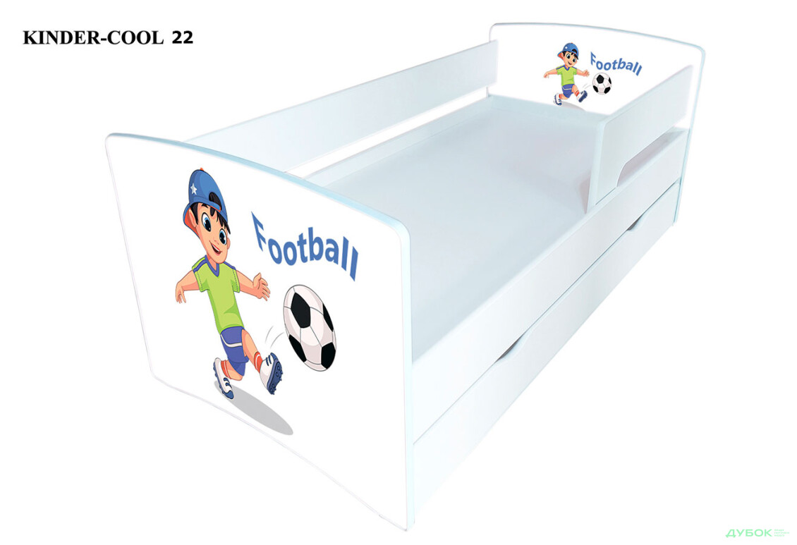 Зображення 3 - Серія Kinder-cool New / Кіндер-кул Нью (сп.м.80х170) без ящика + бортик Viorina-Deko