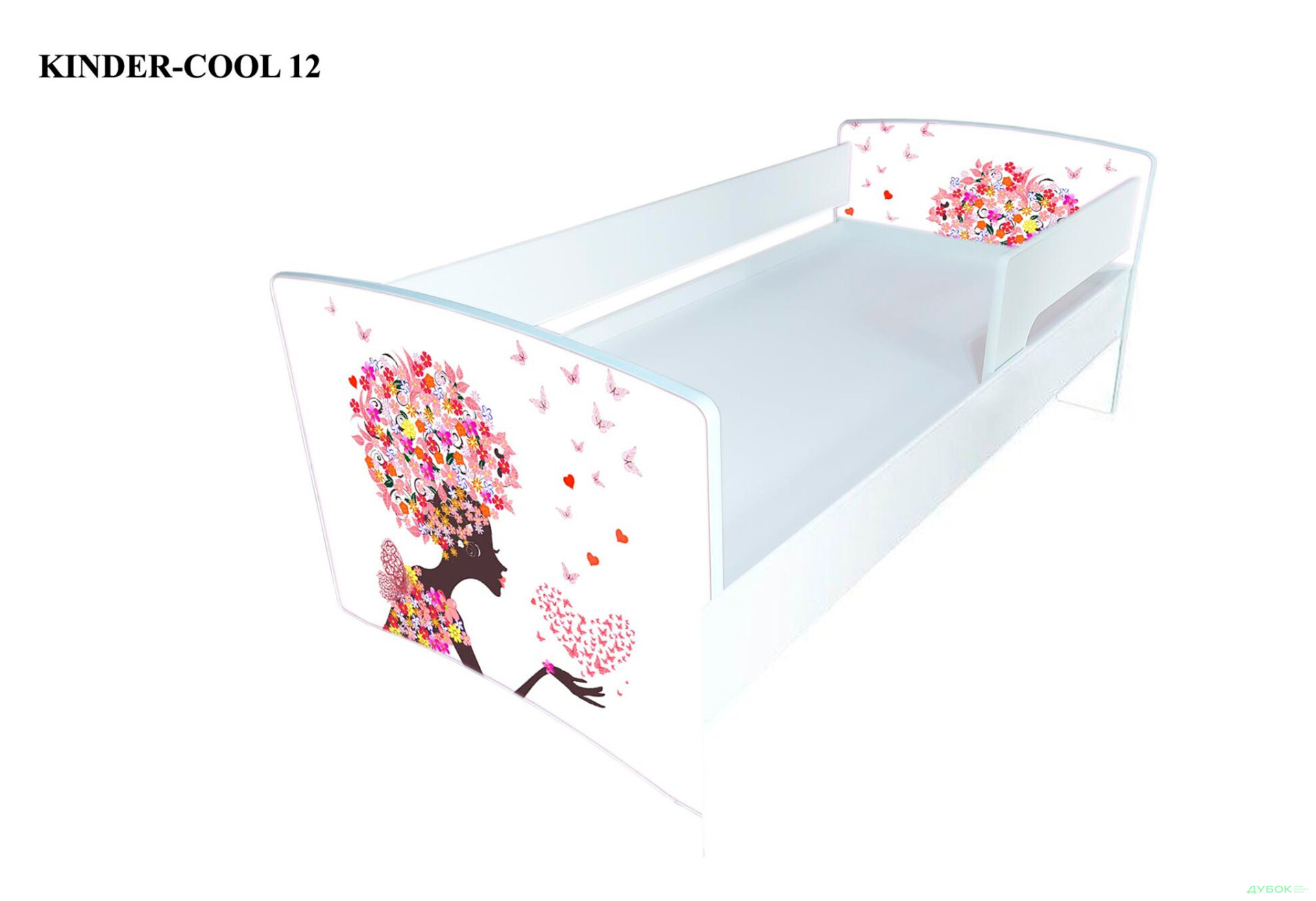 Серія Kinder-cool New / Кіндер-кул Нью (сп.м.90х190) без ящика + бортик Viorina-Deko - Зображення 5 Зображення 5 - Серія Kinder-cool New / Кіндер-кул Нью (сп.м.90х190) без ящика + бортик Viorina-Deko